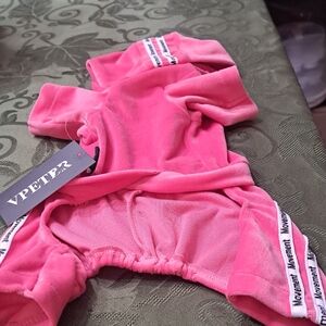 Nwt Pink Dog Onies Soft Pink Velor